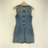 ザラ ZARA デニムノースリーブワンピース レディース import:M